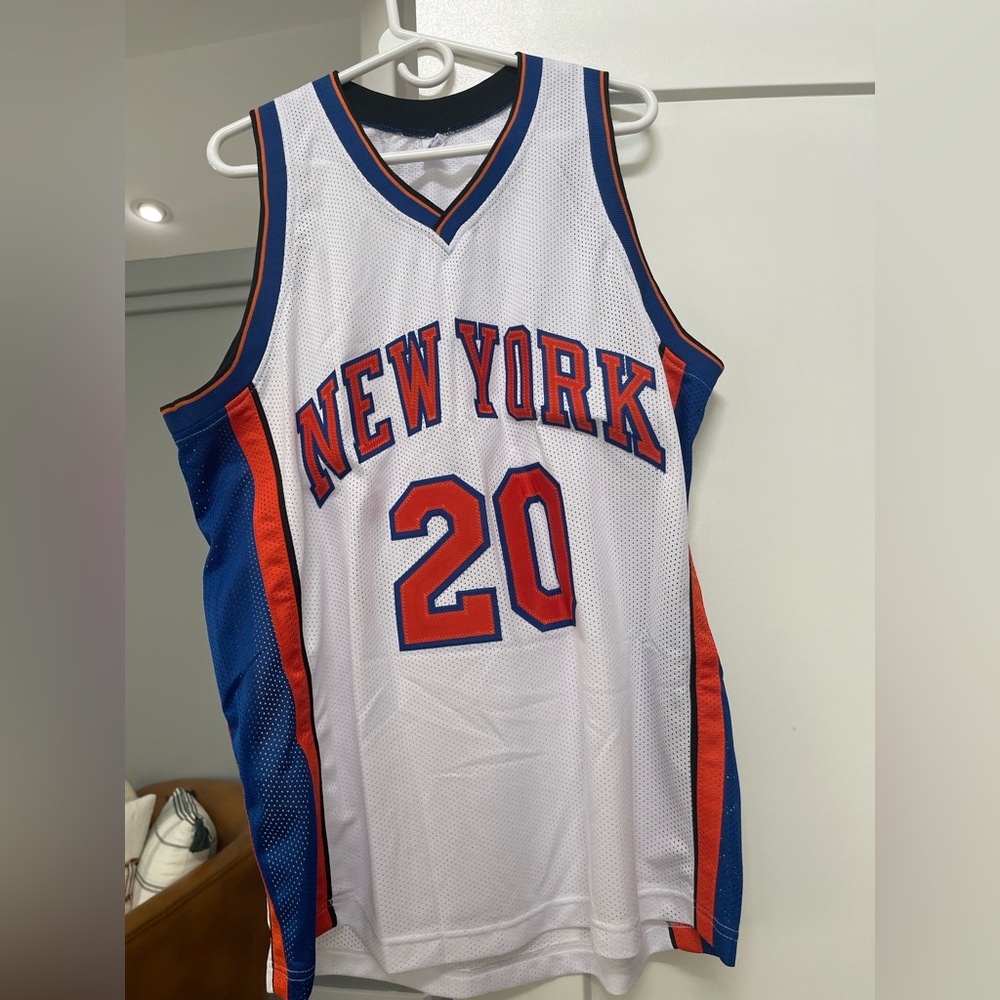 Allen Wade Houston New York knicks Signed Jersey - Picture 2 of 3